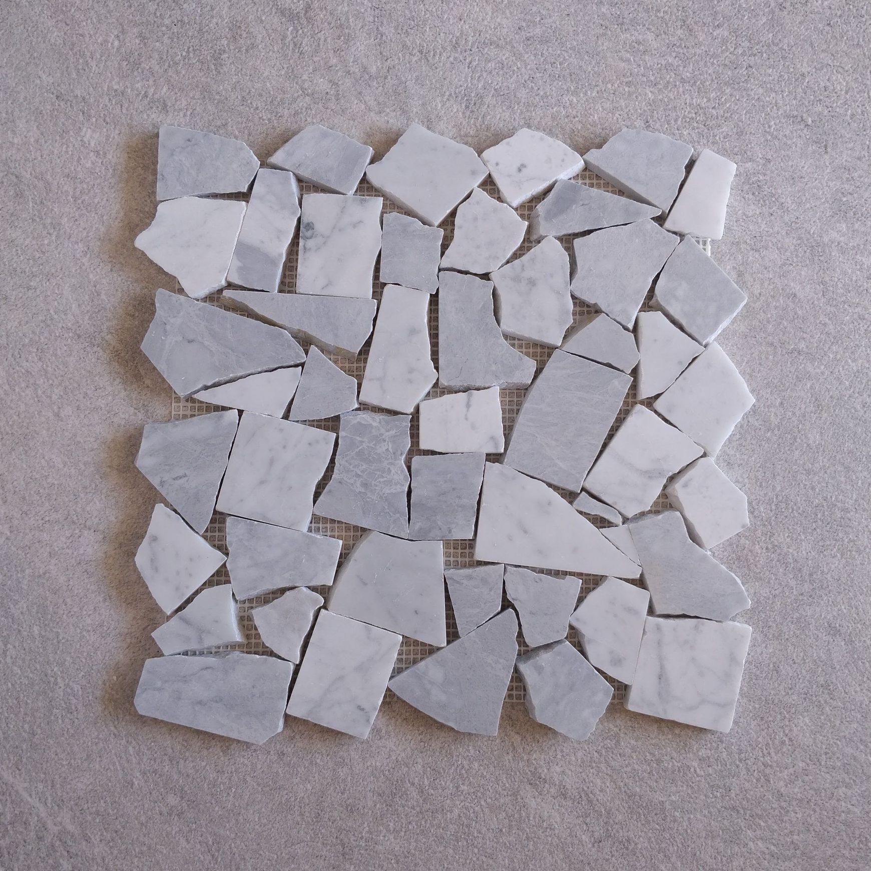Carrara & Bardiglio Honed Palladiana