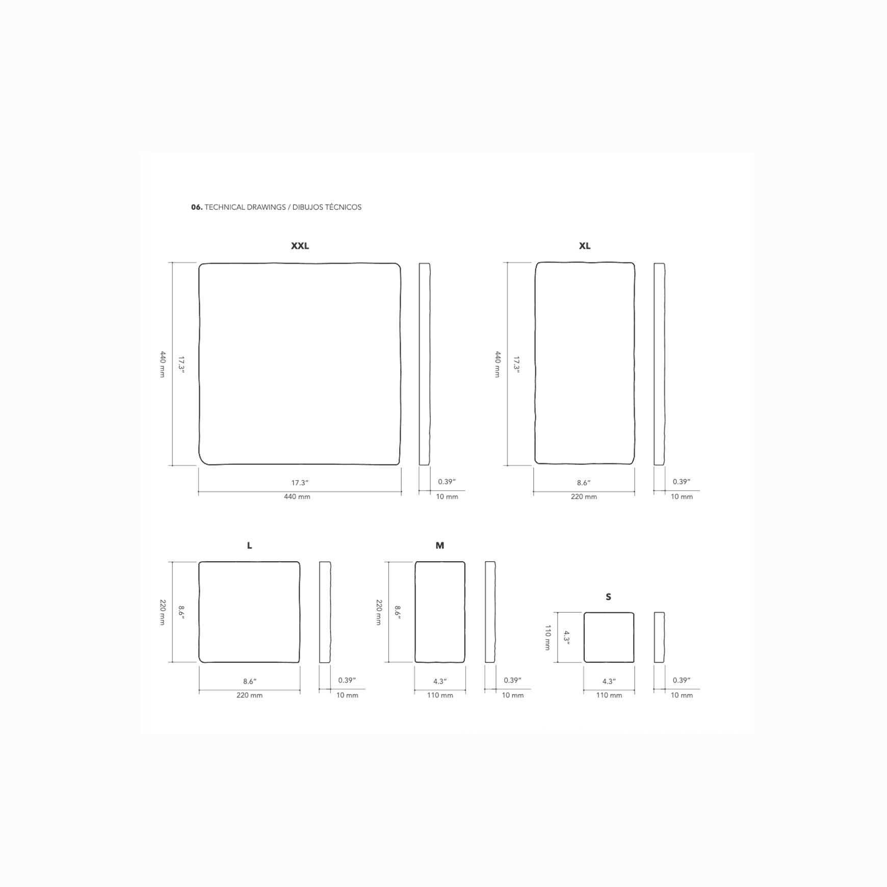 Abbey Stone dimensions