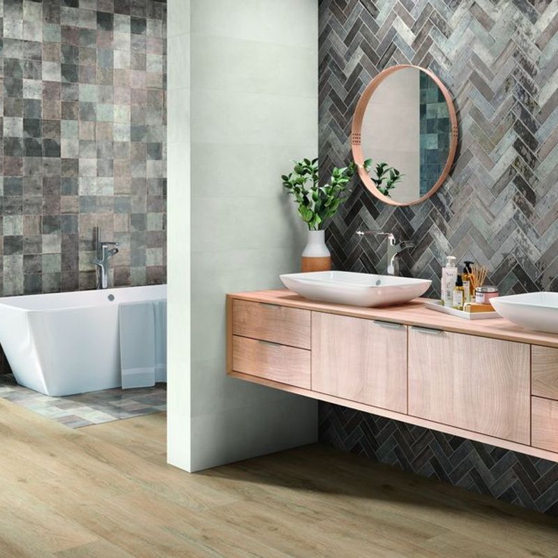 Tennessee Satin Grey Satin Floor & Wall Tiles