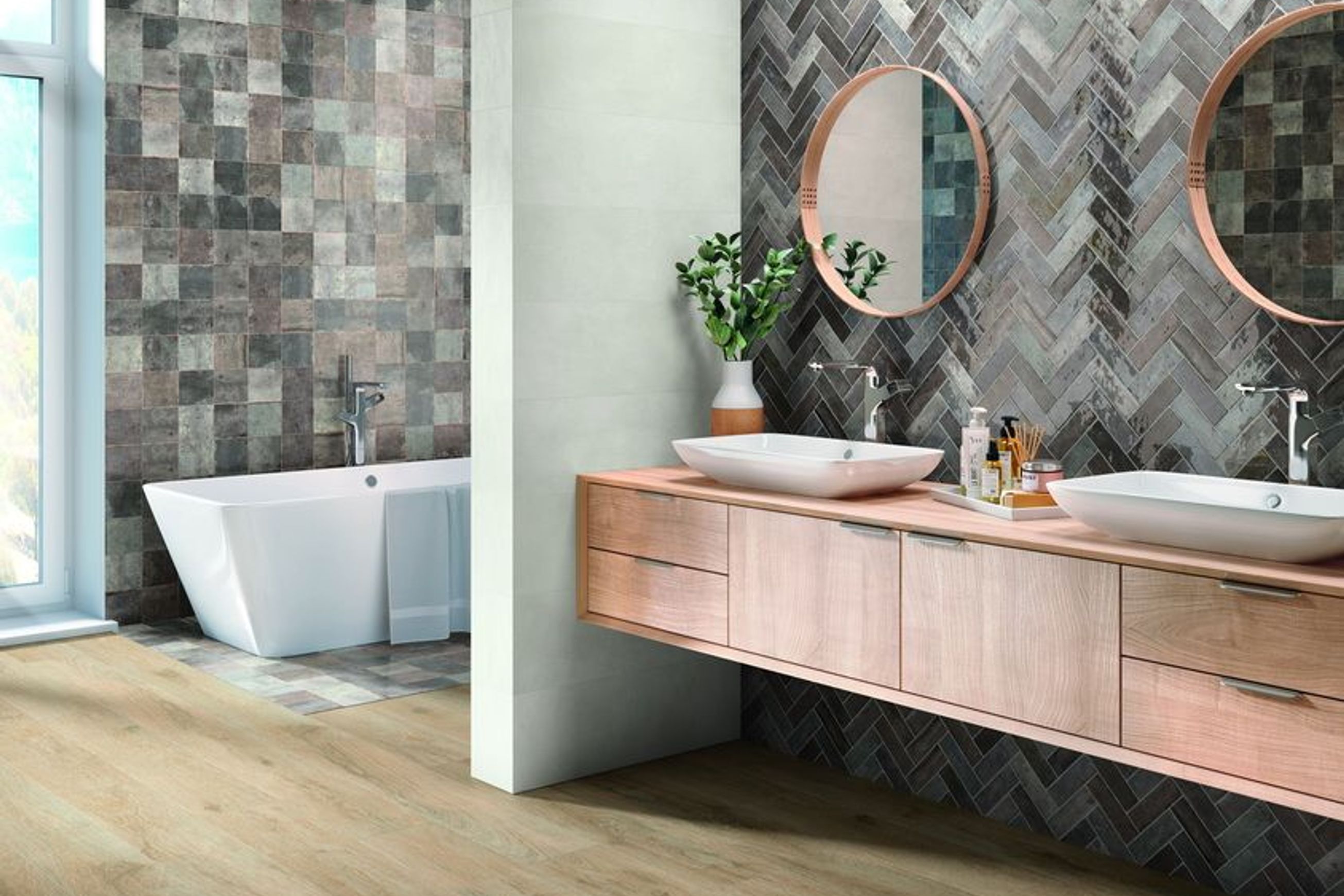 Tennessee Satin Grey Satin Floor & Wall Tiles