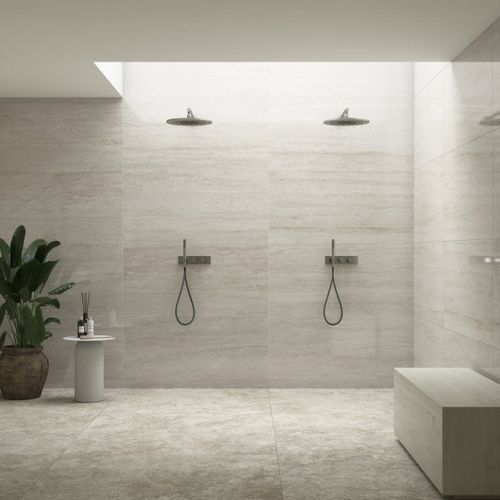 Travertino Greige Floor & Wall Tiles