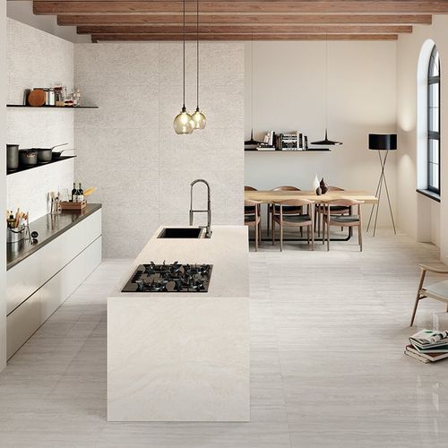 Unique Travertine Silver Tile