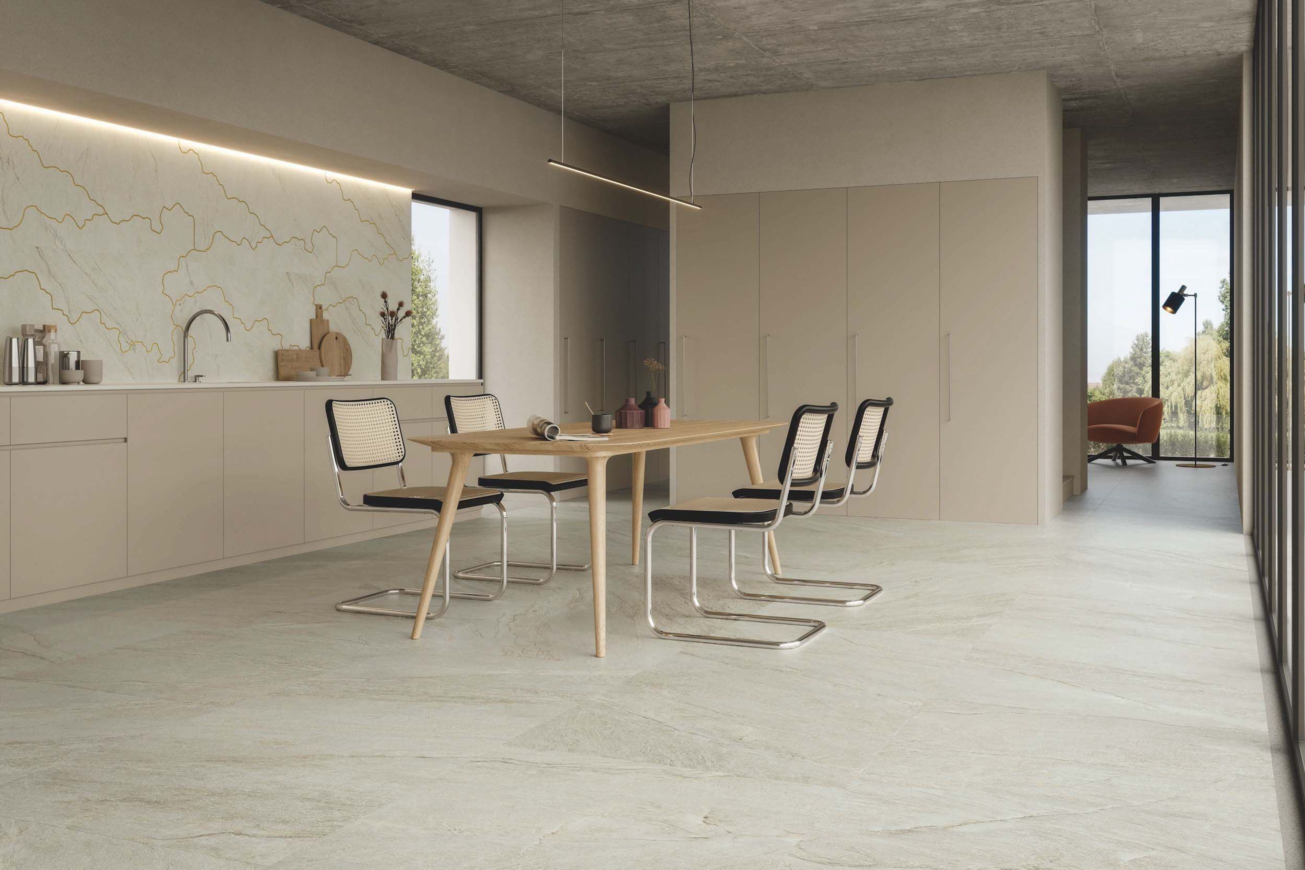 Vibes Series Stone Look Porcelain Tiles