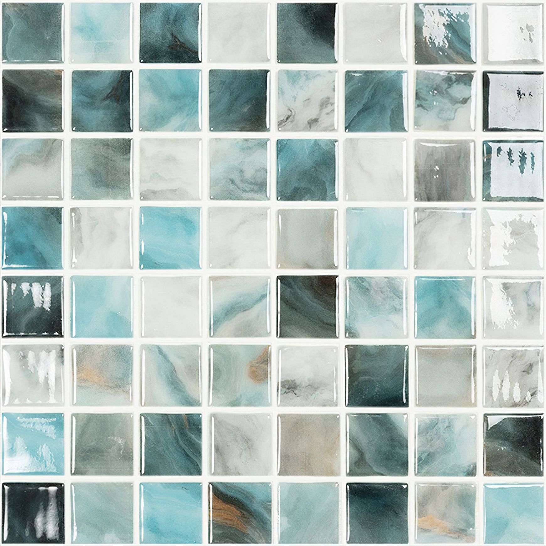 Nature Series Mosaic Pool Tiles