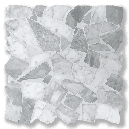 Carrara & Bardiglio Honed Palladiana