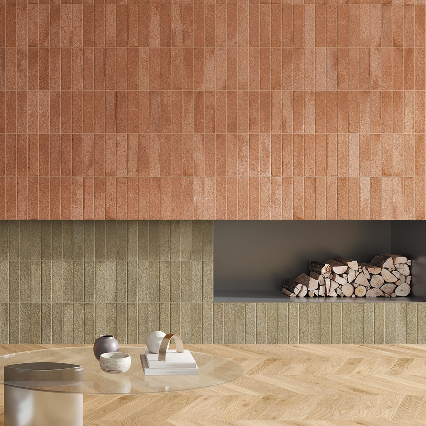 Cinder Brick Paprika | Perini Tiles