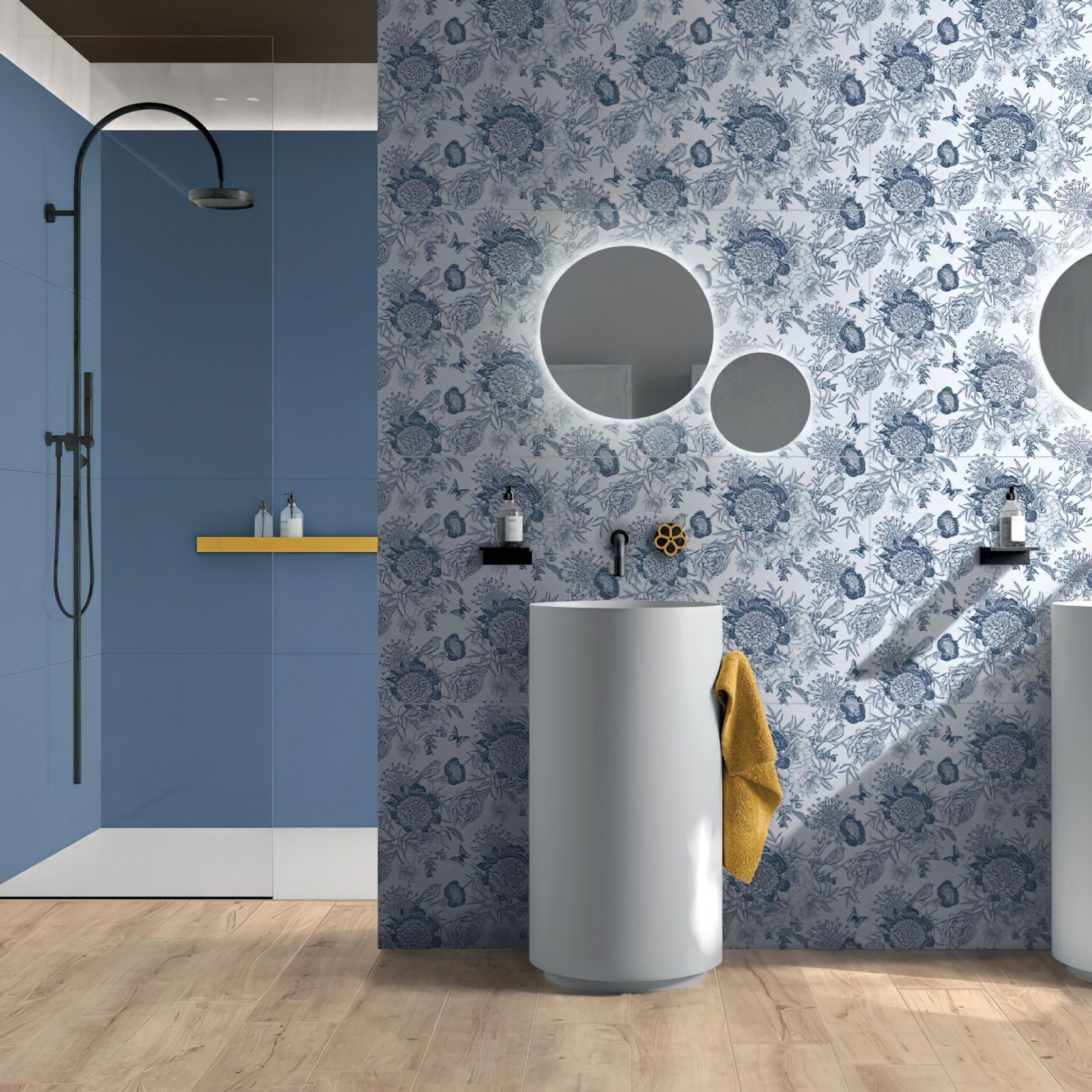 Floralia Porcelain Tile by Desvres Ariana