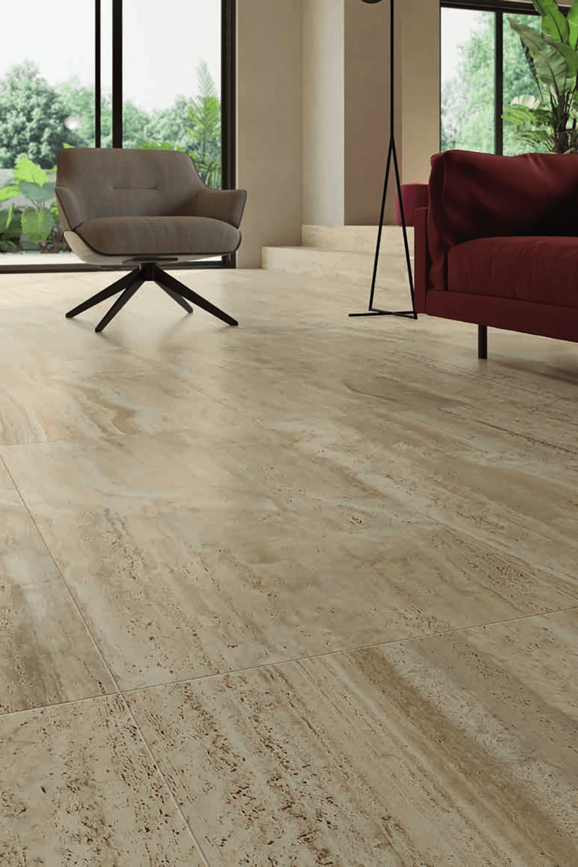 Navona Travertine Tiles by Flaviker