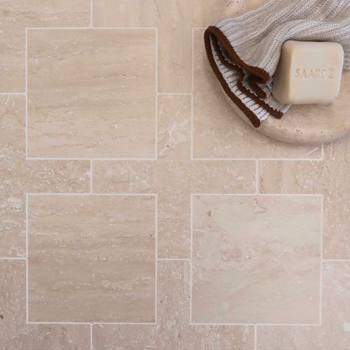 Sorelle Assisi in Travertine Classico Vein Cut