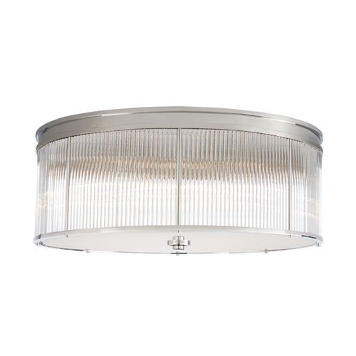 Allen Grande Flush Mount – Polished Nickel