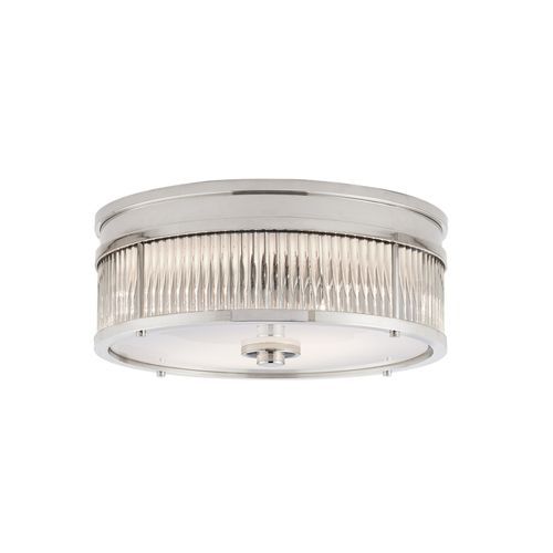 Allen Small Round Flush Mount – Nickel