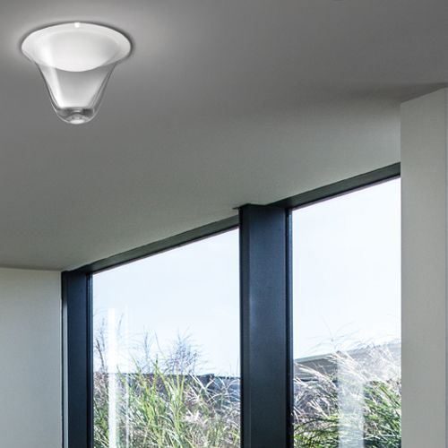 Glass Ceiling Light Modern LED Source