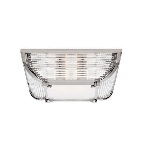 Perry Large Flush Mount – Nickel