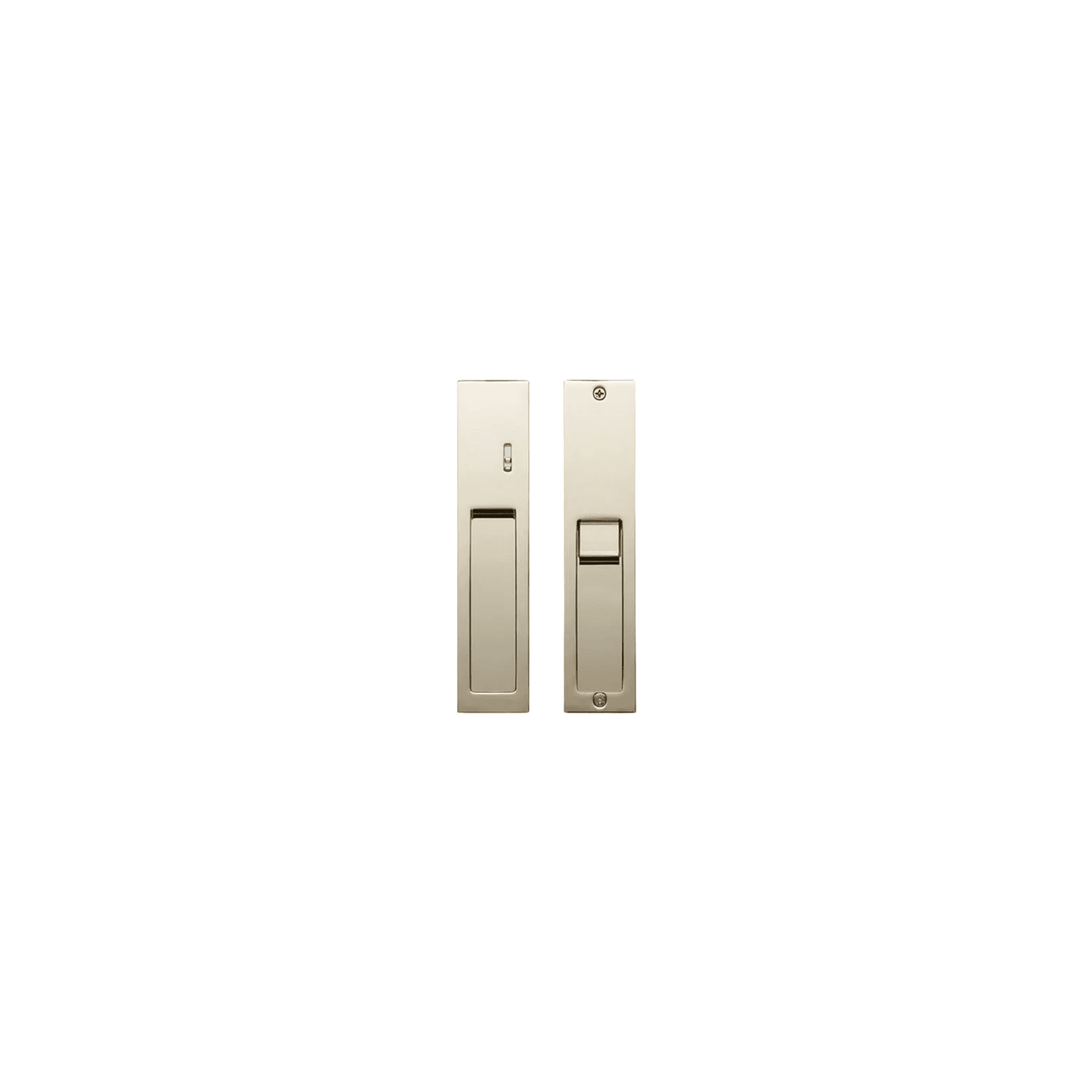 Kawajun KV-07 Recessed Door Pull with Privacy Lock