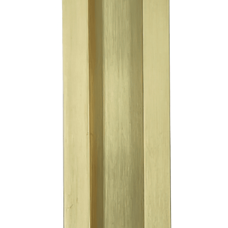 Flush Pull 126mm x 42mm Satin Brass