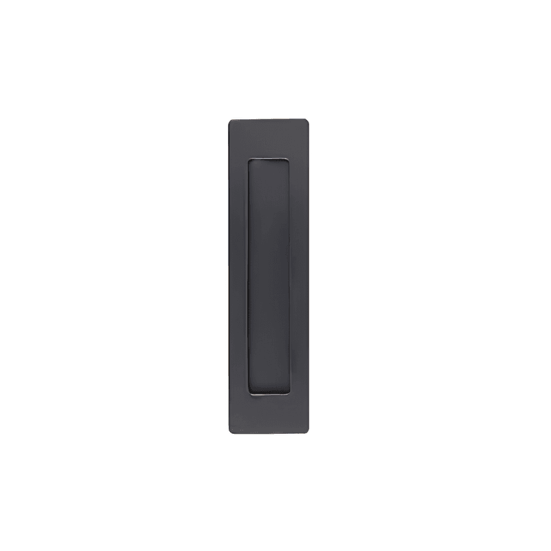 Flush Pull 158mm x 42mm Matt Black