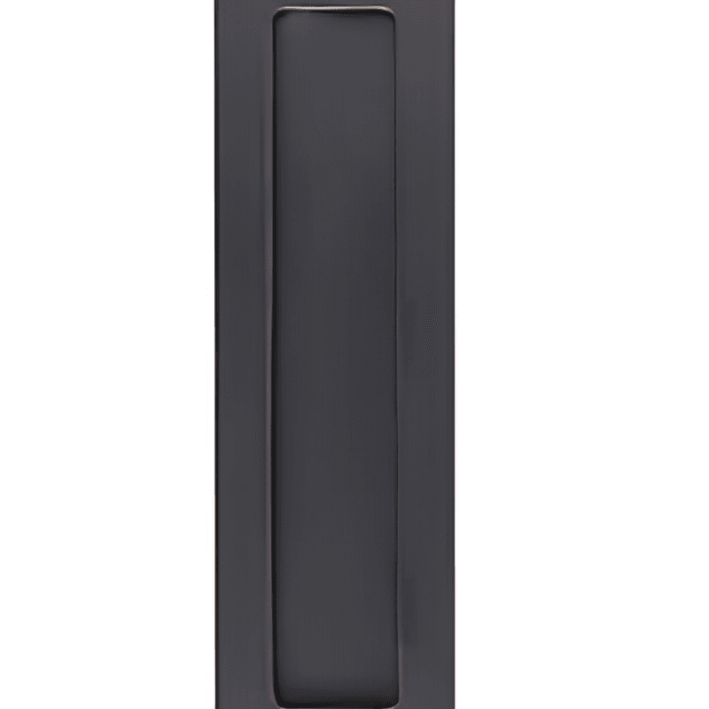 Flush Pull 158mm x 42mm Matt Black