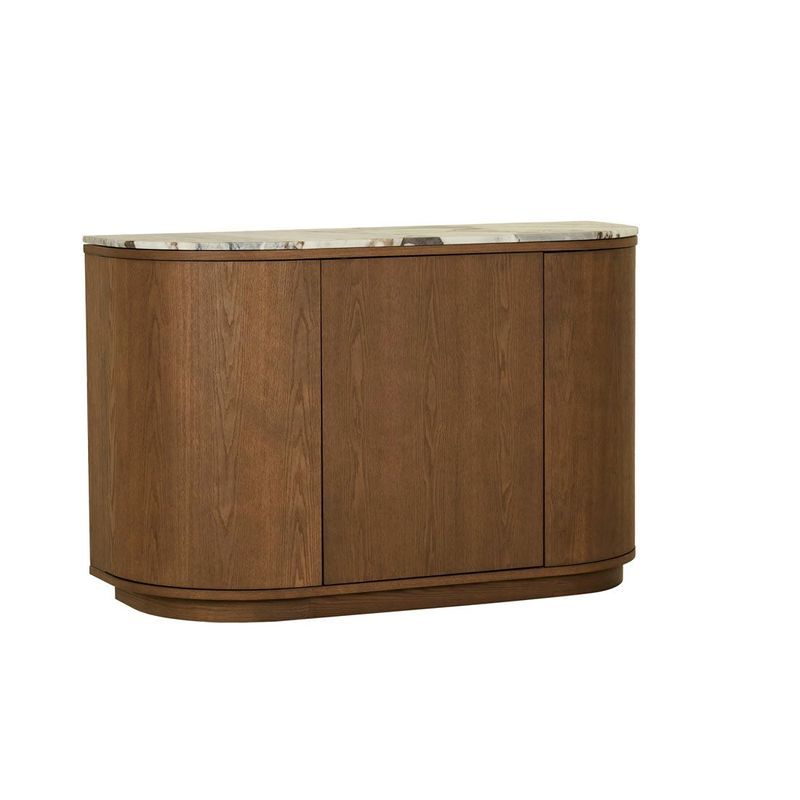 Oberon Crescent Marble Storage Unit