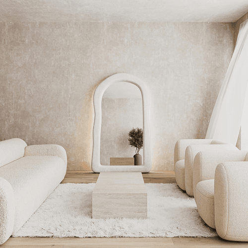 Amara White Arch Mirror | 2200 x 1200
