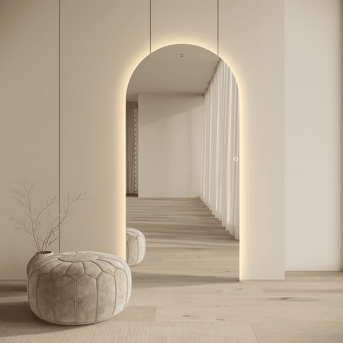 Arlo Mini | LED Arch Mirror | 1800 x 800