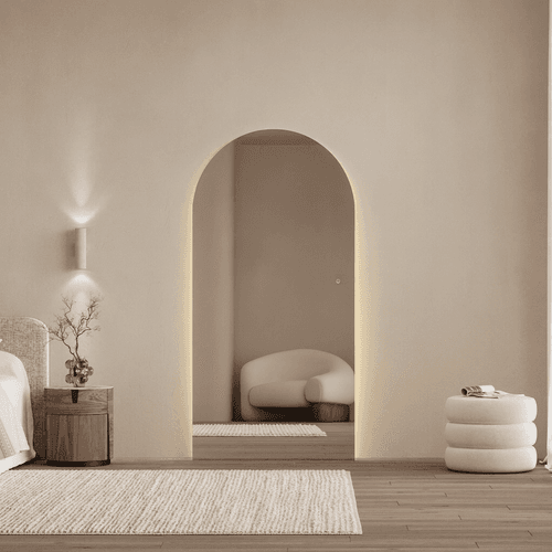 Arlo Mini | LED Arch Mirror | 1800 x 800