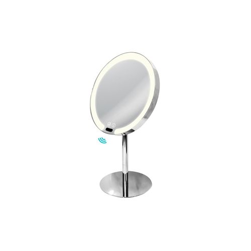 Tabletop Magnifying Sensor LED Mirror - Chrome