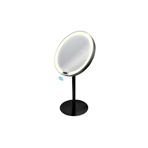 Tabletop Magnifying Sensor LED Mirror - Black