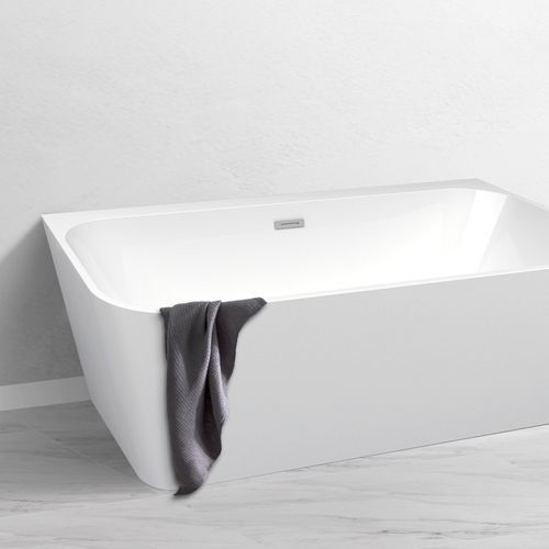 Curve Back-to-Wall Acrylic Bath