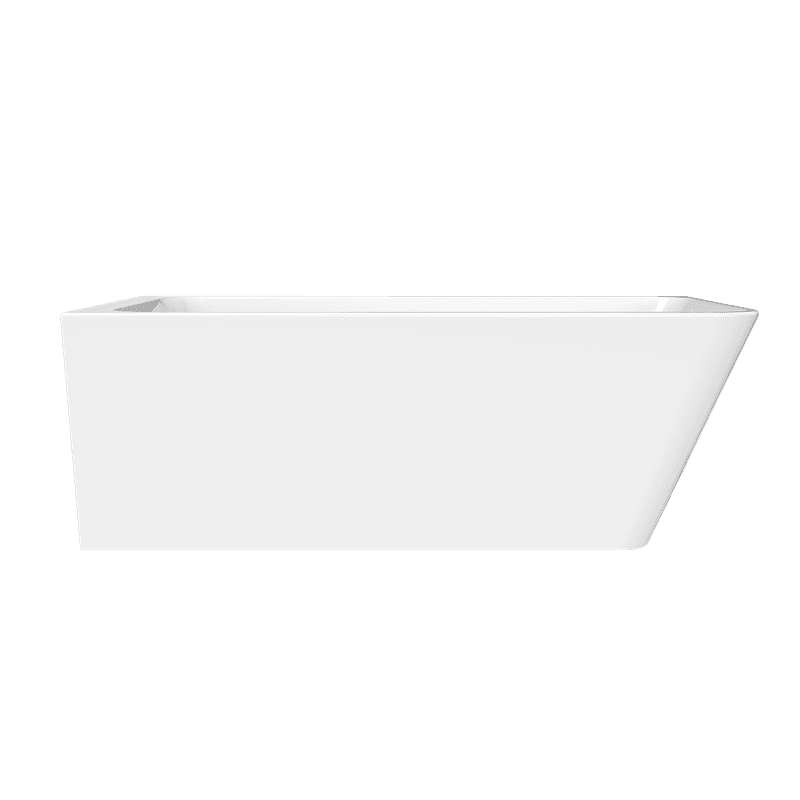 Tilt LH Corner Bath 1700mm Gloss White Acrylic