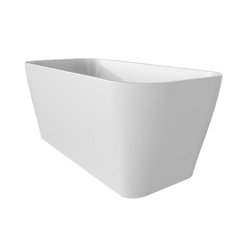 'The Smith' Bath 1500mm Free Standing Gloss White Acrylic