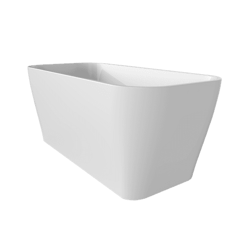 'The Smith' Bath 1700mm Free Standing Gloss White Acrylic