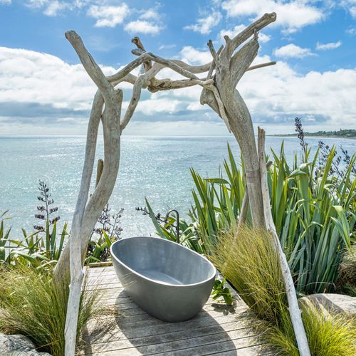 Cora Oval Concrete Outdoor Bath Various sizes & colours