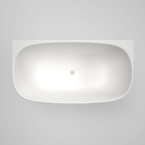 Contura II 1500mm Back to Wall Freestanding Bath  | Matte White