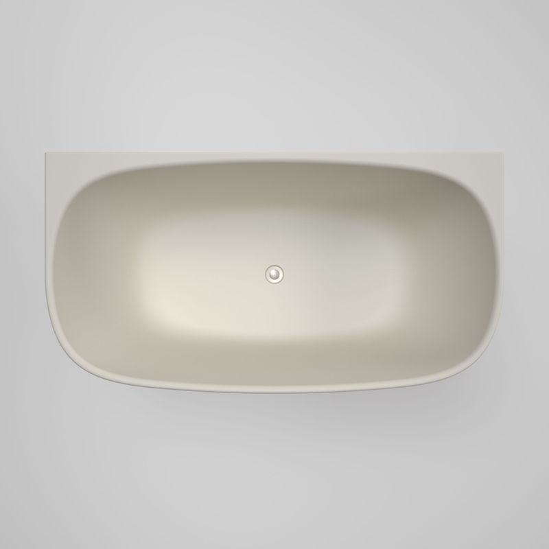 Contura II 1500mm Back to Wall Freestanding Bath  | Matte Clay