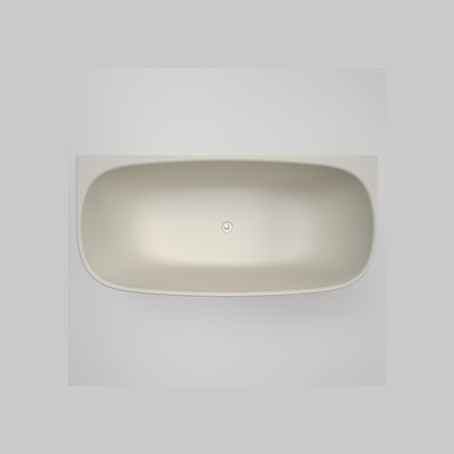 Contura II 1700mm Back to Wall Freestanding Bath  | Matte Clay