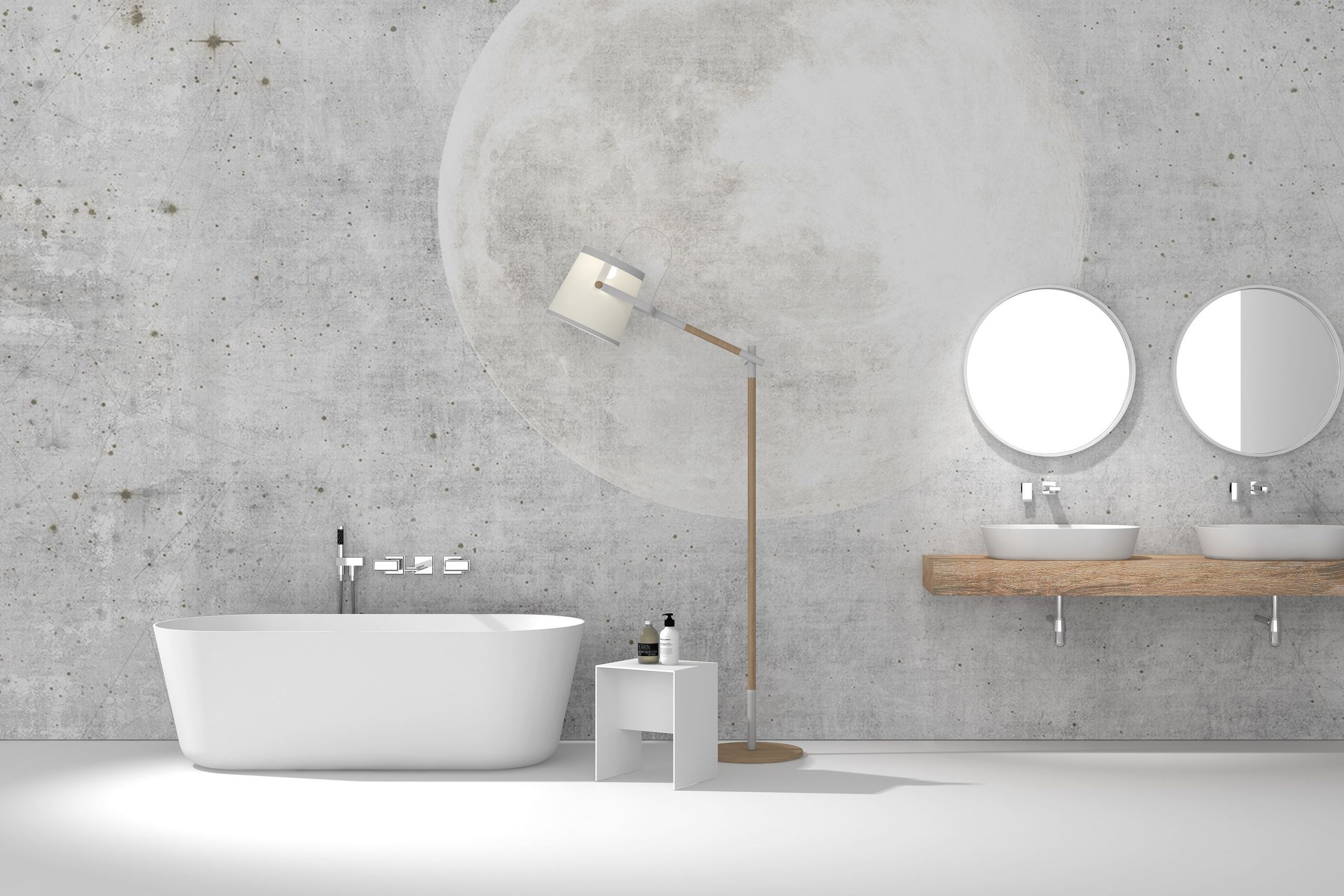 Thin Edge Freestanding Gia Itallii Stone Bath G65160