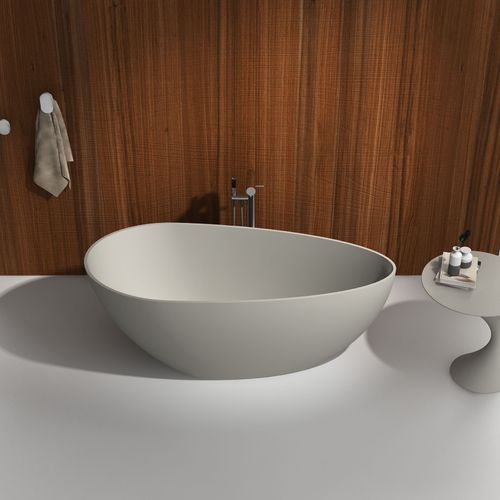 G65167 1600mm Egg Shaped Stone Bath