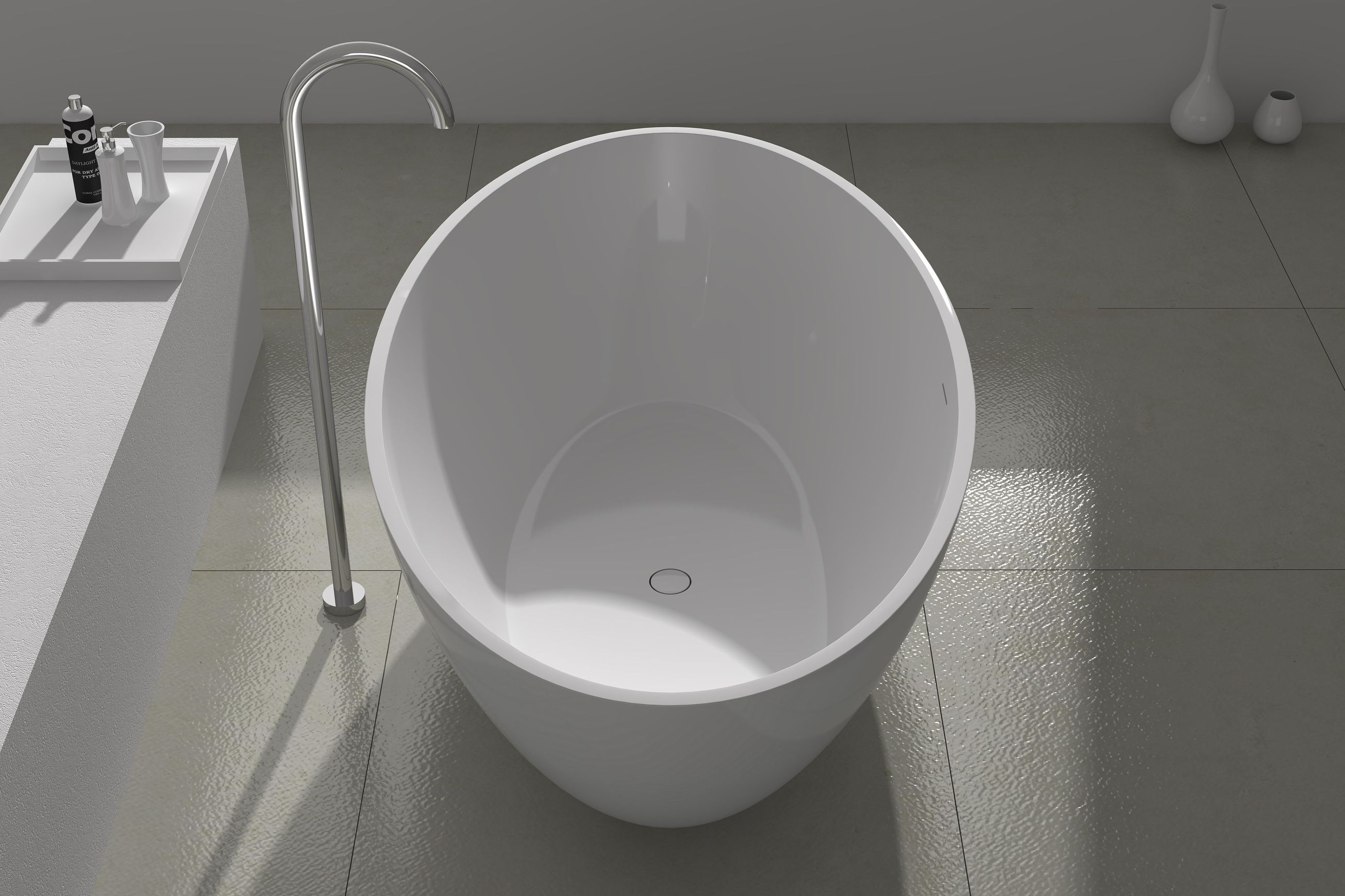 G6556 Large Oval Two Person Freestanding Bath