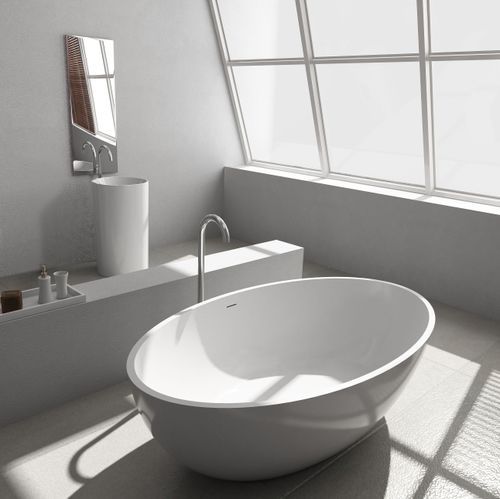 G6556 Large Oval Two Person Freestanding Bath