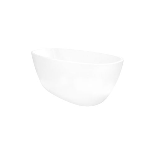 Dublin 1650mm Freestanding Bath Matte White