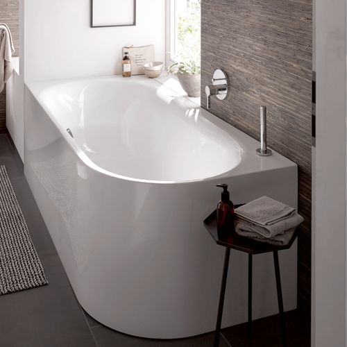 BetteLux Silhouette Freestanding Bath (Glazed Titanium Steel)