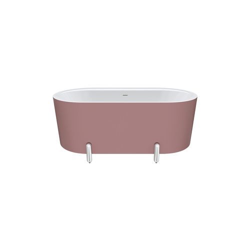 Aluca Freestanding with Legs, 1500mm Matte Rouge