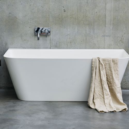 Patinato Grande ClearStone Back-to-Wall Bath