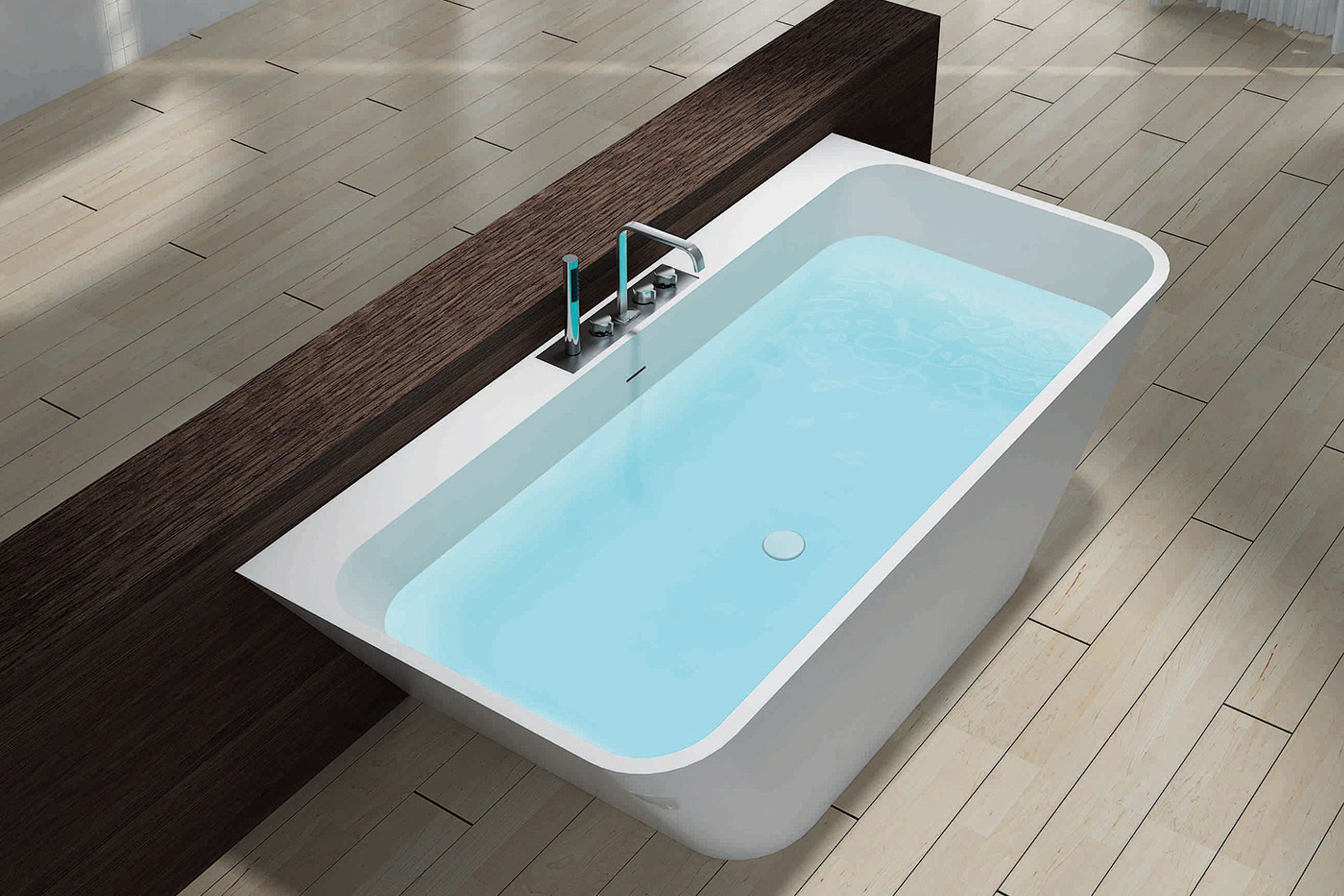 Rubino Back To Wall Bath by BelloCasa
