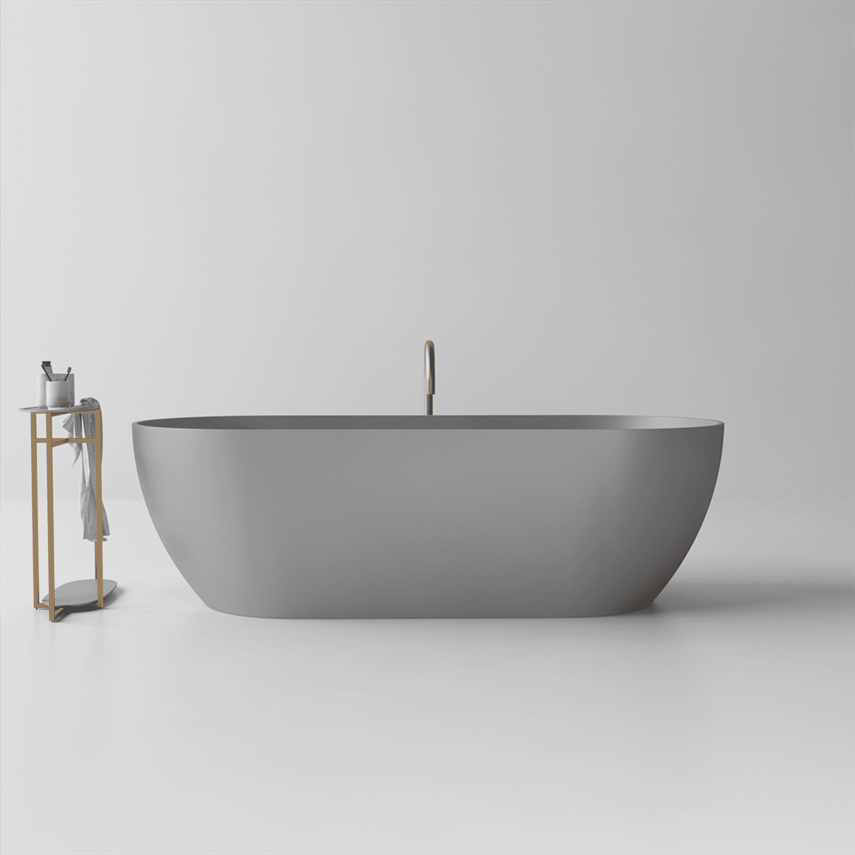 Slimline Justina Lightweight Stone Bath Various Sizes