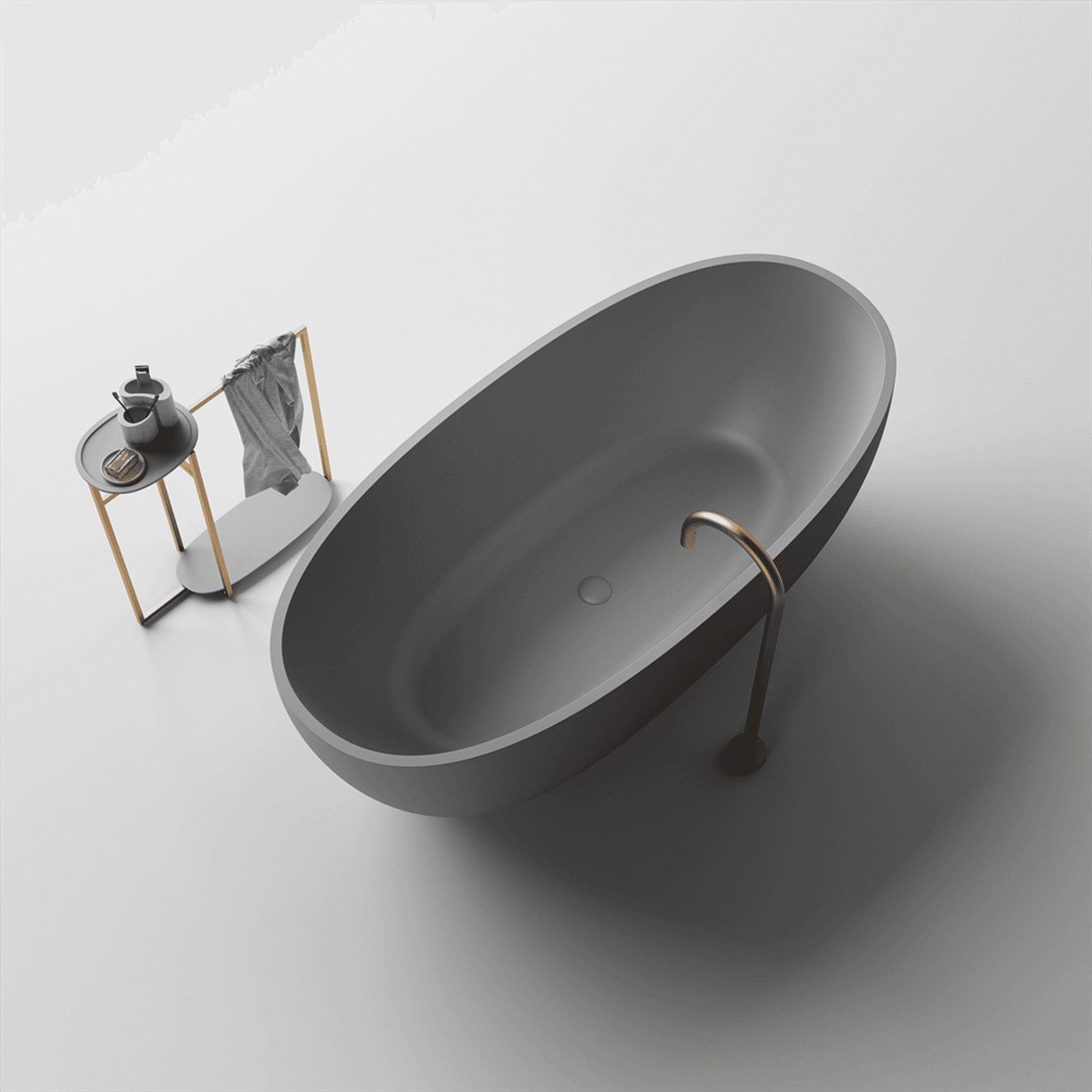 Slimline Grace Oval Bath ST39 - Various Sizes