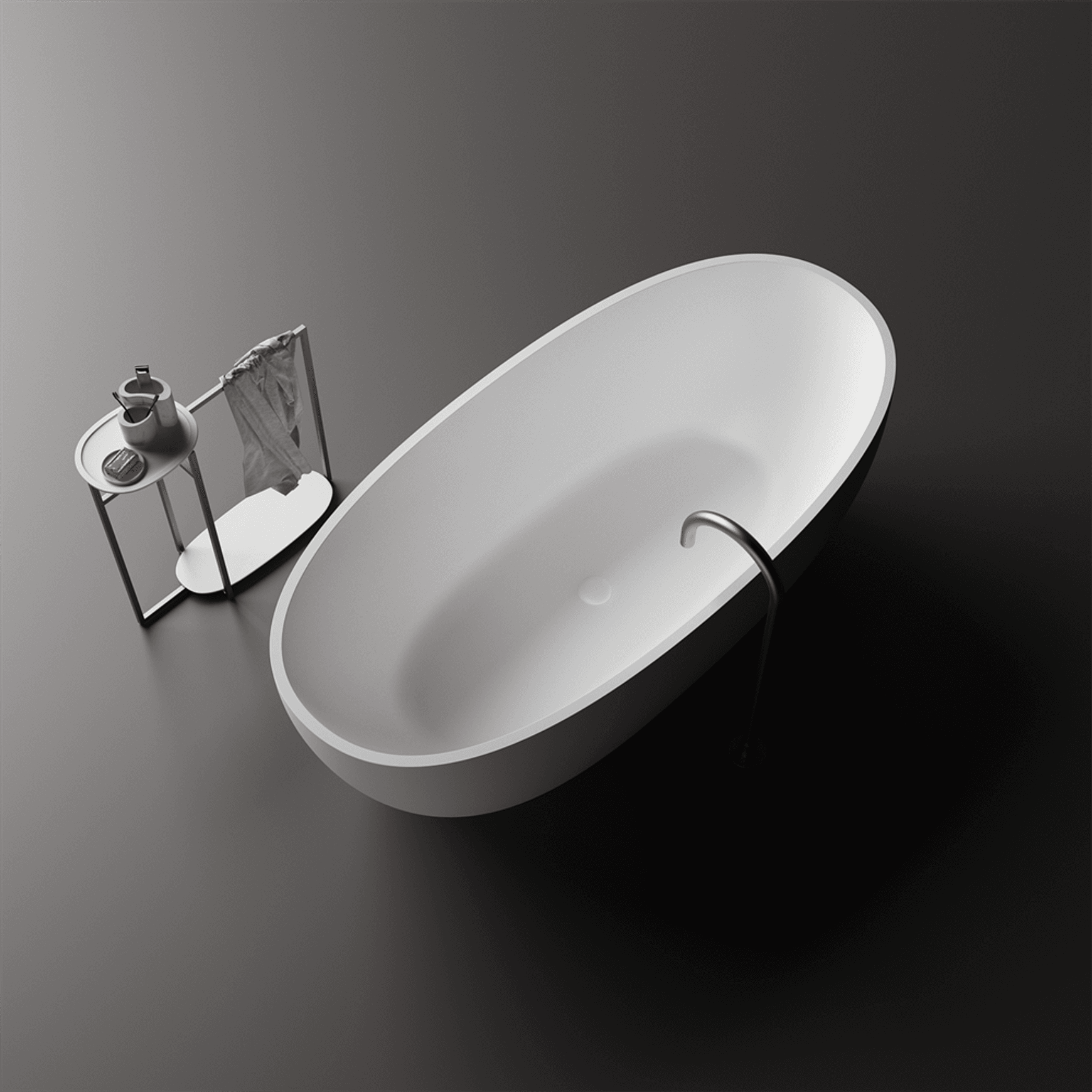 Slimline Grace Lightweight Stone Bath Various Sizes