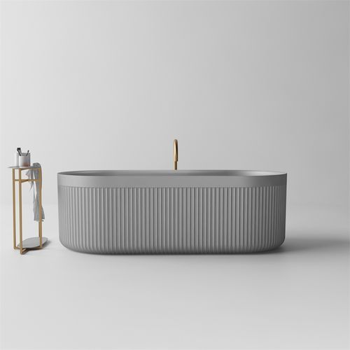 Venus 1700mm Fluted Freestanding Stone Bath - ST86