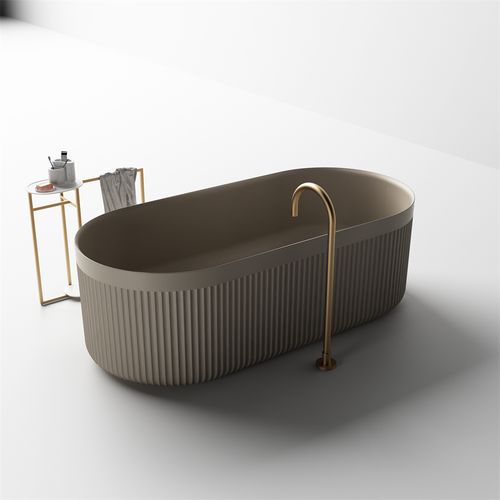 Venus Fluted Stone Bath 1700mm - ST86