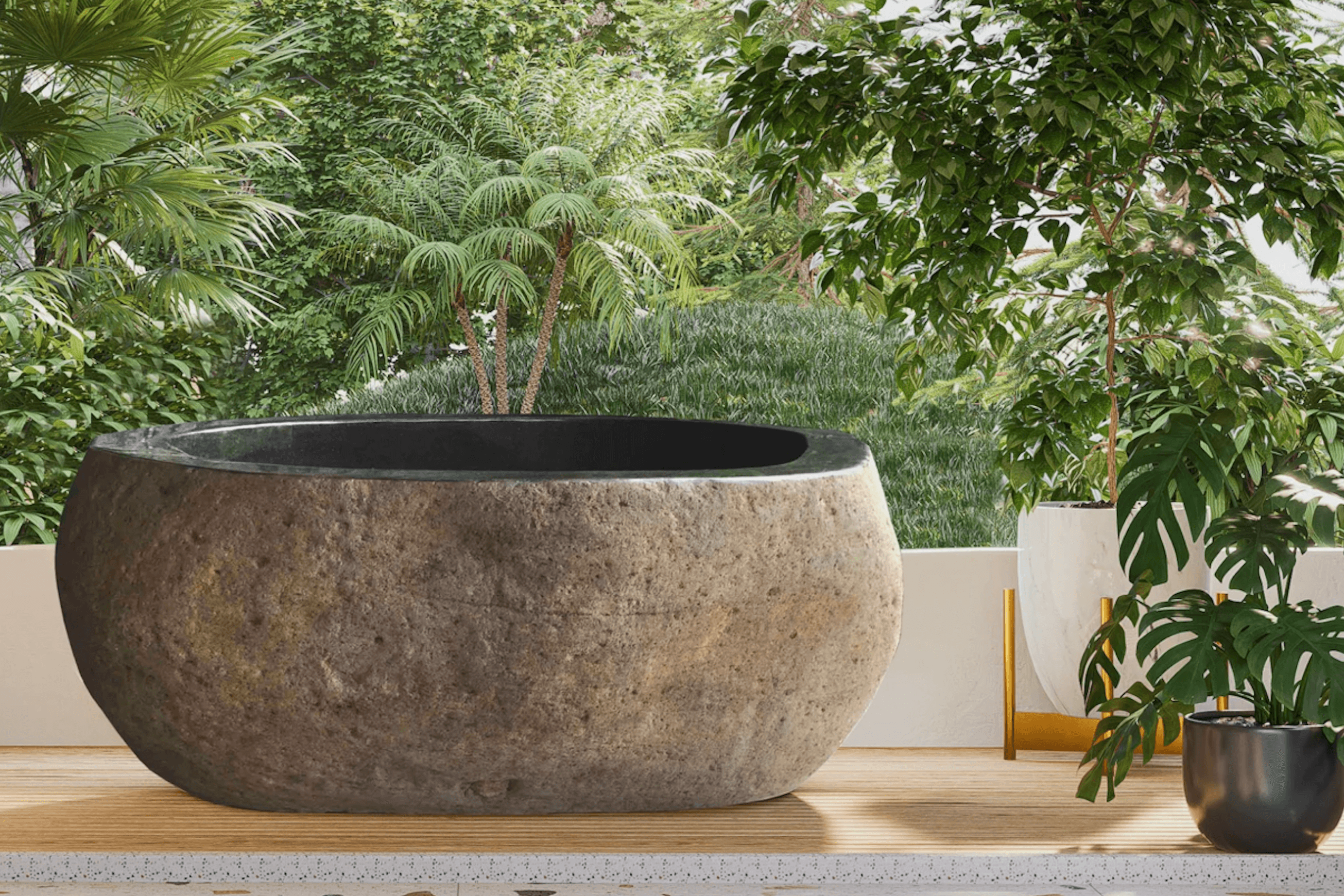 Stone Luxury Bath Tub - 1.75m